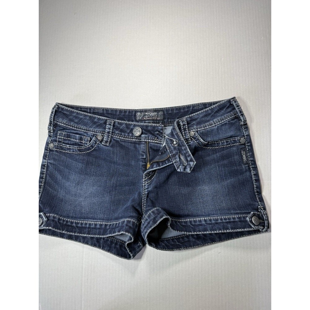 Silver Co Denim Shorts Suki Size W 33 Marti Dark Blue Excellent cond